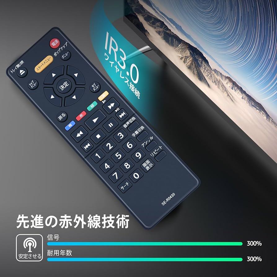 Amazon | レコーダーリモコン SE-R0430 for TOSHIBA 東芝